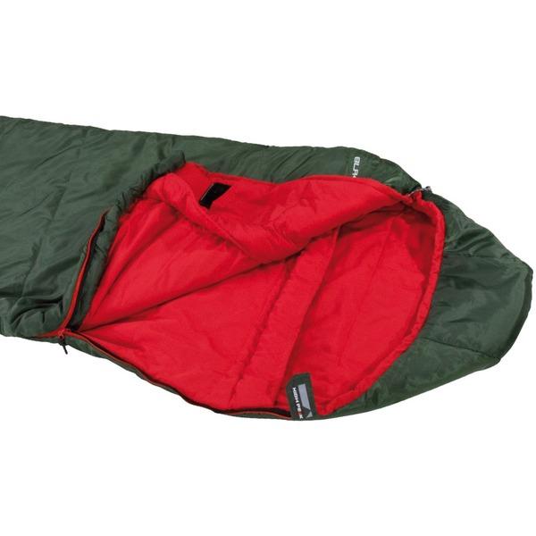 High Peak Mumienschlafsack Black Arrow ECO (dunkelgrün/rot)